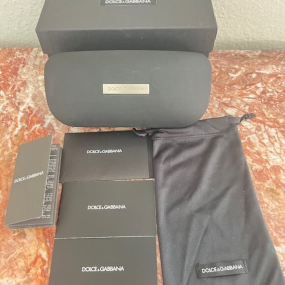 Dolce & Gabbana DG2106-K Pilot Black Sunglasses / Polarized Size 61-15 main image 14